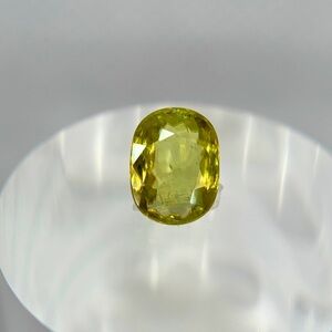 Natural Sphene 2.10 ct Oval Cut Loose Gemstone for Jewelry Making